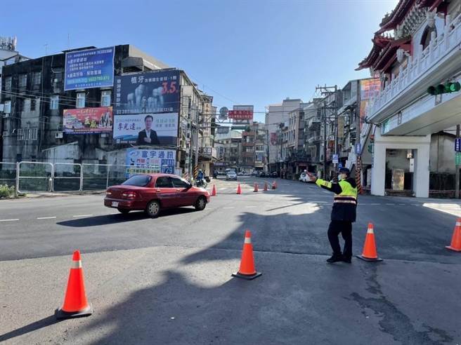端午节4天连假将至，桃园市警局针对易壅塞热点加强疏导及管制。(警方提供／蔡依珍桃园传真)