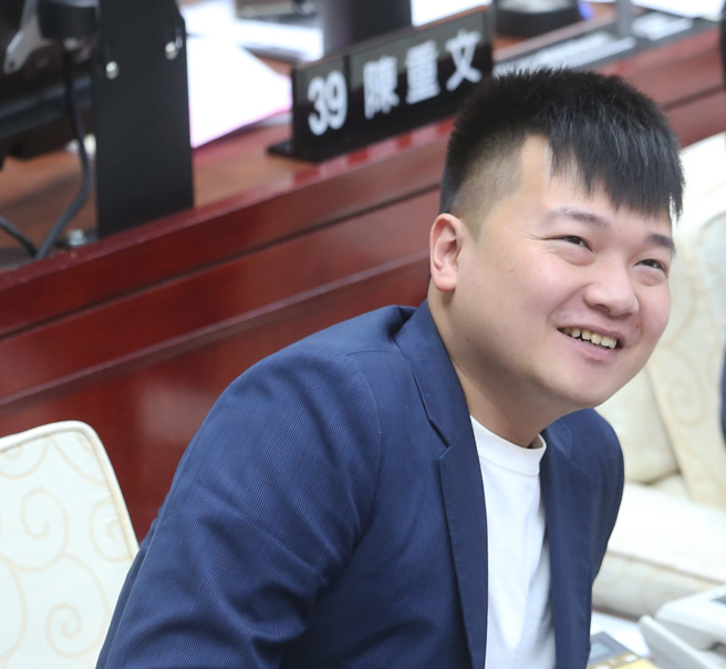 羅智強子弟兵、台北市議員楊植斗。（資料照,陳怡誠攝）