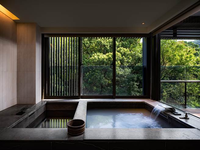 北投丽禧拥有大磺嘴第一口白磺泉，泉纯质优，适合入夏养生保健。（北投丽禧温泉酒店提供）