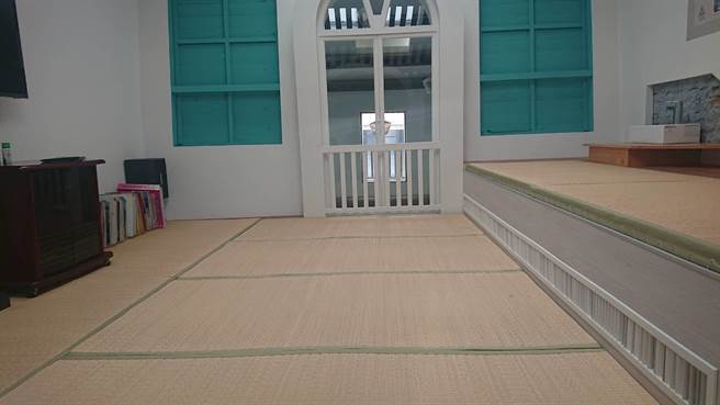 辛家2楼前方改造成日式空间，作为座谈会，演讲场地。（程炳璋摄）