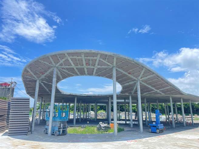 云林县政府打造「台61幸福公路」，斥资2000万元在台西乡兴建观光厕所。（张朝欣摄）