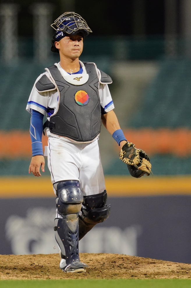 富邦悍将捕手姚冠玮。（资料照，富邦悍将提供）