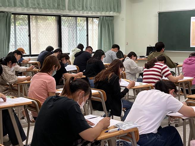 今年教師資格考試今天舉辦完成。（教育部提供／林志成台北傳真）