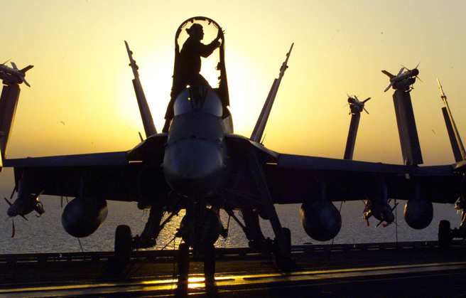 F-18超级大黄蜂。（资料照片）