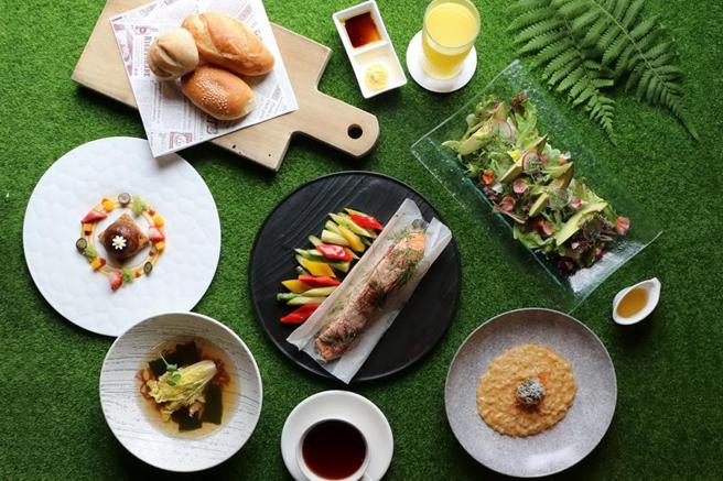 大地酒店「「泉漾无暇之旅」一泊二食住房专案，内含西式「泉漾养顏套餐」。（图／大地酒店提供）