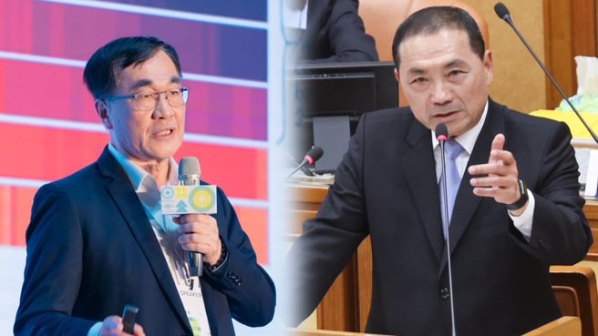 有PTT乡民表示，如果侯友宜 （右）有请李四川（左）来坐镇新北市，局面可能会好一点。（合成图。图取自侯友宜、李四川脸书）