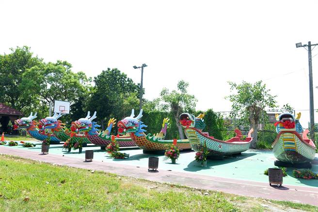 今年准备6艘龙舟。（苗栗县政府提供／李京升苗栗传真）