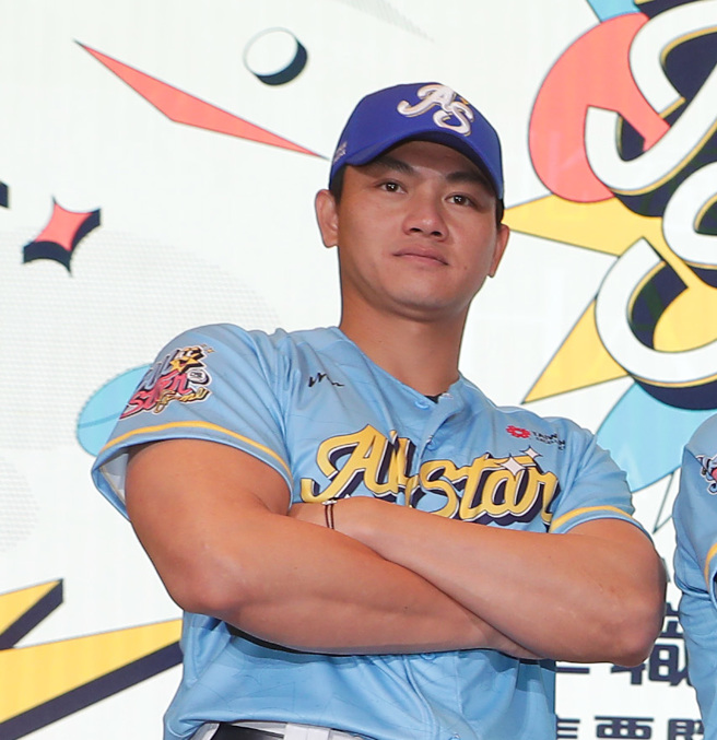 富邦悍将江少庆。（季志翔摄）