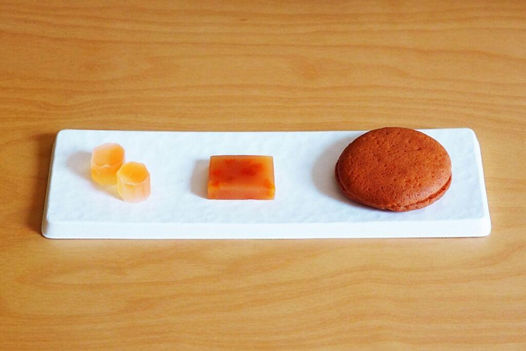 來自日本各地，象徵6月杏桃季節的日式菓子。　圖：朝日酒造／來源