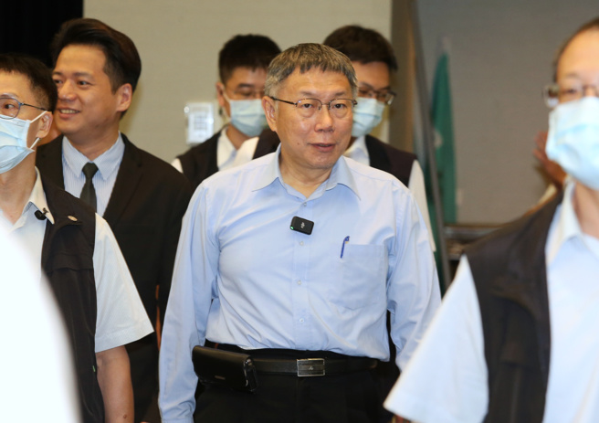 台灣民眾黨主席柯文哲。（資料照,王英豪攝）