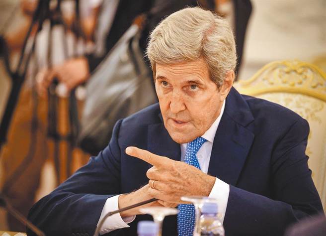 美國總統氣候問題特使凱瑞。（美聯社）