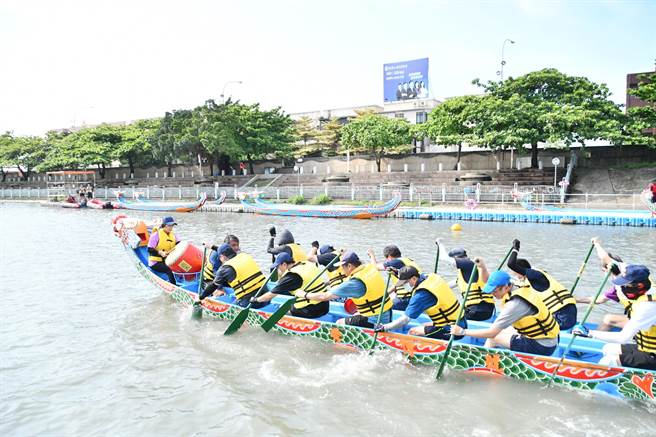 2023鹿港庆端阳系列活动本周达到最高峰，龙舟赛将于福鹿溪登场。（彰县府提供／孙英哲彰化传真）