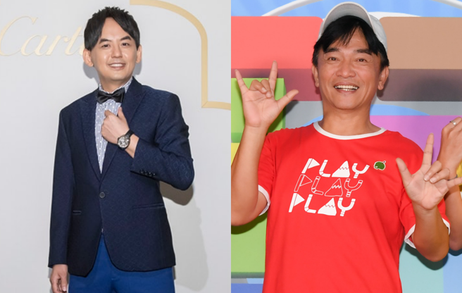 黄子佼（左）与吴宗宪因MeToo风波再次对立，后者连两天高分贝反击，呛「看不到我车尾灯」。（摘自脸书、三立提供）