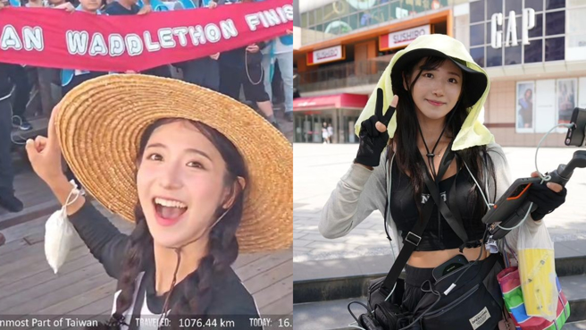 企鹅妹成功完成环岛壮举。(图/企鹅妹 IG)