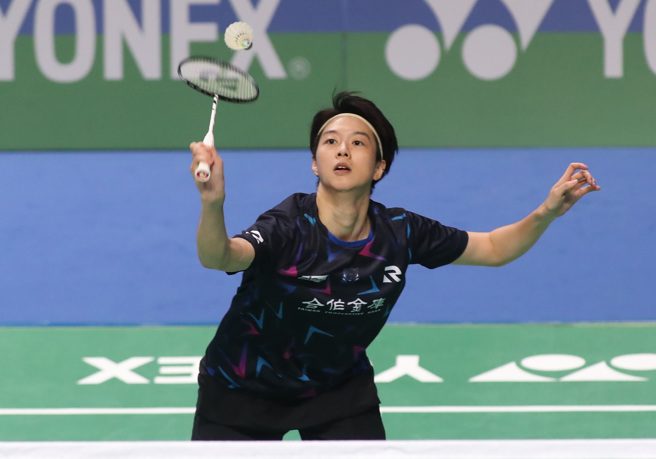 白驭珀在台北羽球公开赛女单首轮直落二获胜，也挥别连5站赛事一轮游阴霾。（郑任南摄）