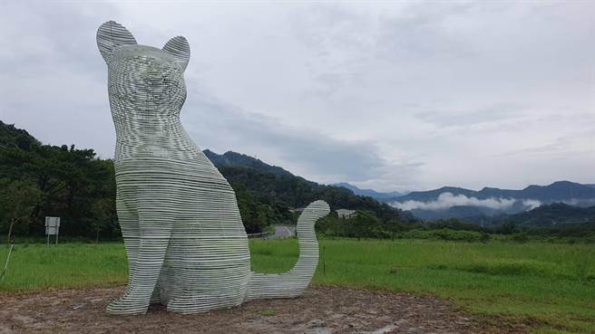 浪漫台三线艺术季即将从24日展开  苗栗公馆客家文化园区展出多项艺术作品。（苗栗县政府提供／谢明俊栗传真）