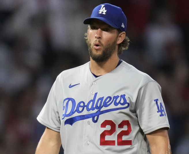 道奇左投柯蕭。（美聯社）