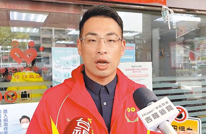 基隆市议员张秉钧。（资料照片/张志康摄）