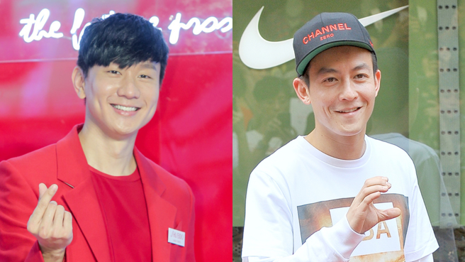 林俊傑跟陳冠希在巴黎時裝周同框。(圖/中時資料照)