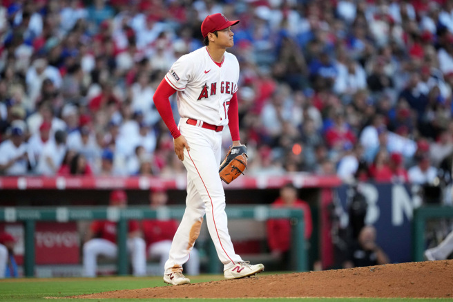 大谷翔平吞本季第3敗。（路透）