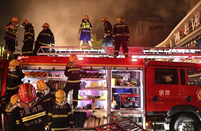 寧夏銀川燒烤店爆炸事故已造成31人死亡(新華社)