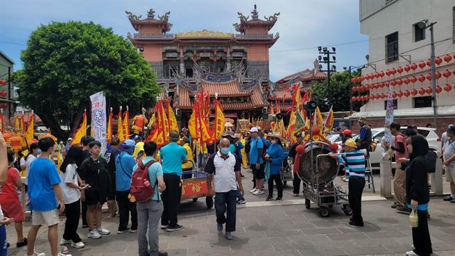 苗栗县竹南镇中港祭江洗港仪式22日端午节下午登场。（读者提供／谢明俊苗栗传真）