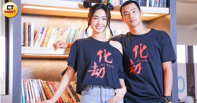 黄冠智、雷嘉汭在鬼片《化劫》首次合作就默契破表。（图／赵文彬摄）