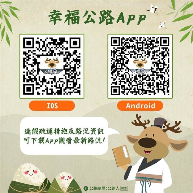 幸福公路APP。（公路总局提供）