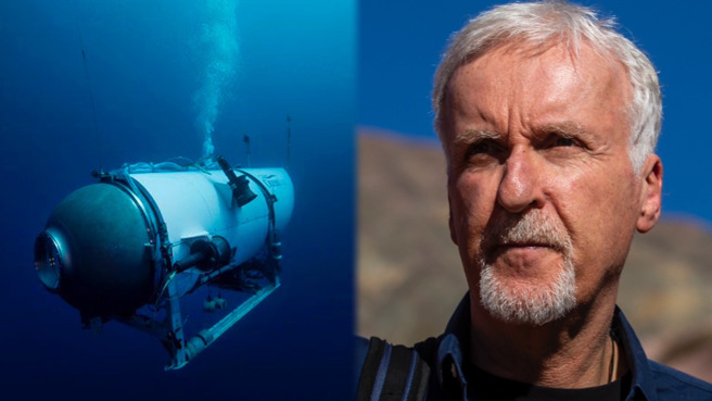 鐵達尼號導演柯麥隆透露，不少深海探索的從事者早就擔心泰坦號的安危。（合成圖／美聯社）