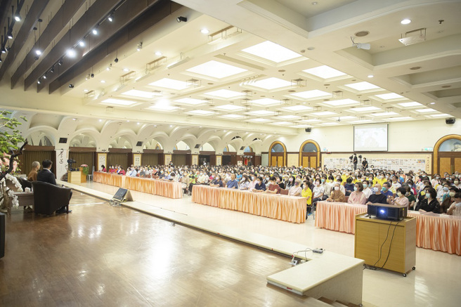 现场及线上同时聆听人数达9265人。(图/惠中寺提供)