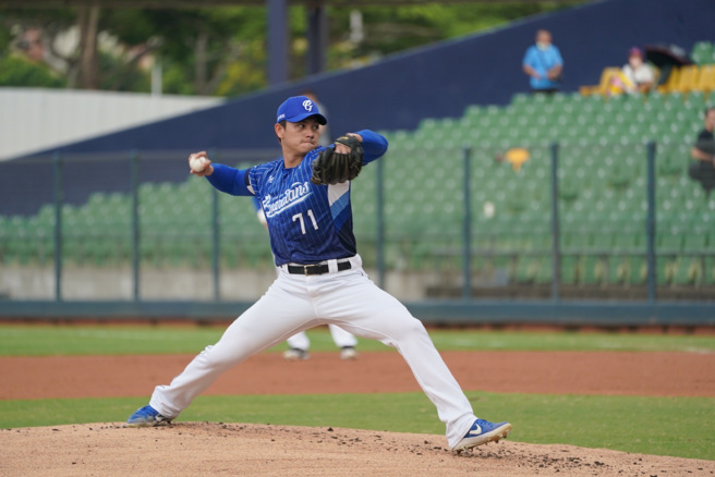 富邦悍将江少庆。（富邦悍将提供）