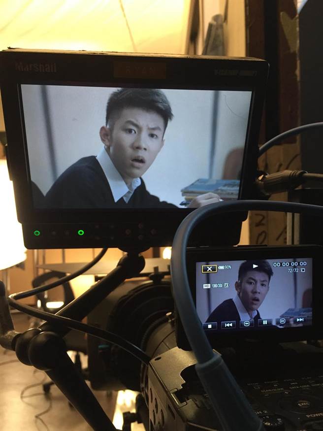 劉丞把握每一次上鏡頭的機會。（艾迪昇傳播提供）
