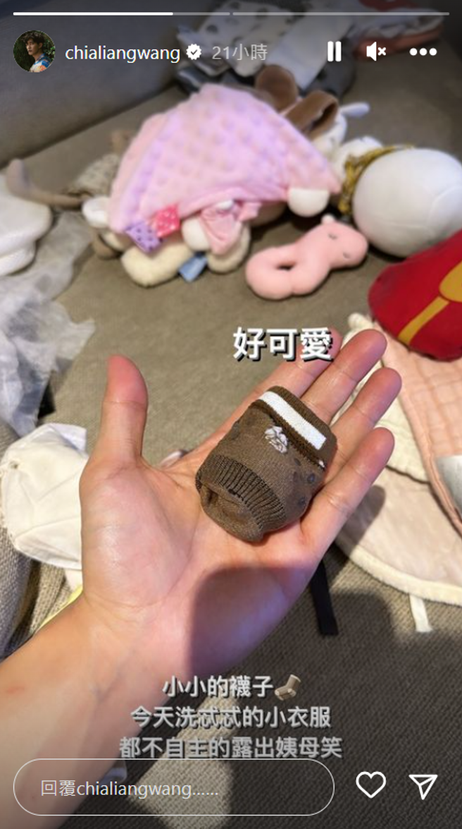 王家梁表达即将当爸的喜悦。(图/王家梁 IG)