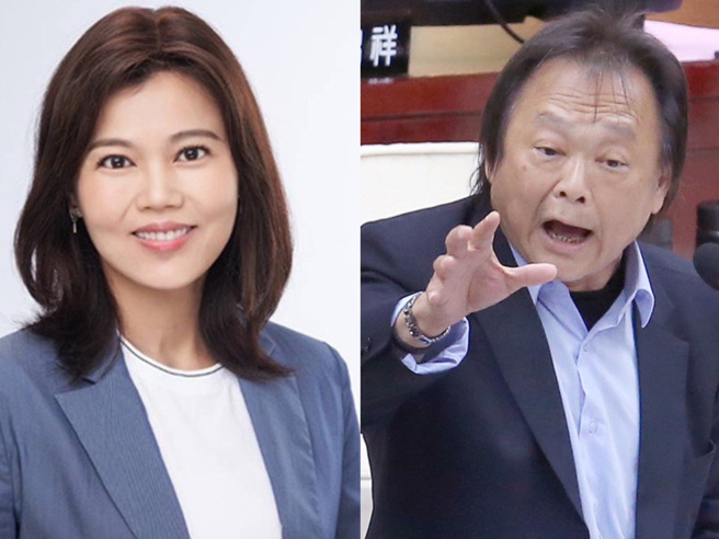 2024士林大同区立委选战，由国民党台北市议员游淑慧（左）对上民进党台北市议员王世坚（右）。(合成图／游淑慧脸书、中时资料照)