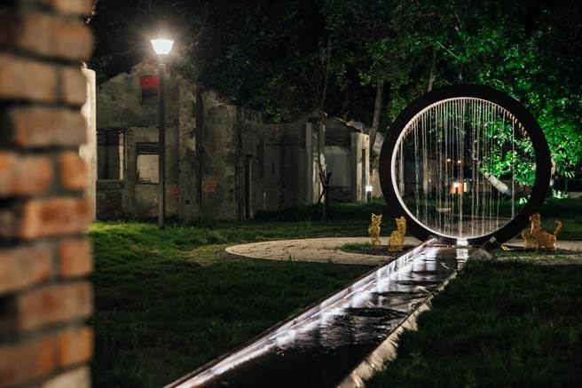 屏东遗构公园空翔区24日正式启用，园区内无法修復的日式建筑，在知名创作人方文山、在地年轻艺术家郑隽等人的巧思下，全部华丽转身被保留下来。（屏县府提供／谢佳潾屏东传真）