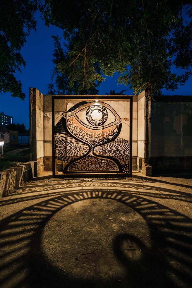 屏东遗构公园空翔区24日正式启用，园区内无法修復的日式建筑，在知名创作人方文山、在地年轻艺术家郑隽等人的巧思下，全部华丽转身被保留下来。（屏县府提供／谢佳潾屏东传真）