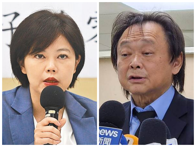 王世坚（右）PK游淑慧（左）！最新街访太震撼：「这人」1缺陷恐成短版。（中时资料照合成）