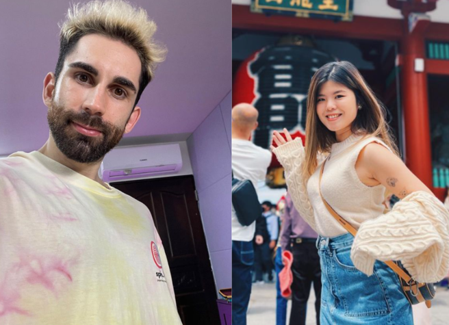 酷的梦、菲欧娜结束五年跨国恋。(图/撷取自酷的梦、菲欧娜IG)