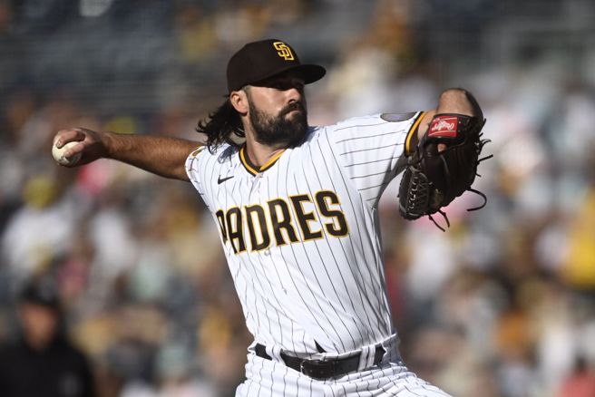 教士先发投手华德隆。（美联社）