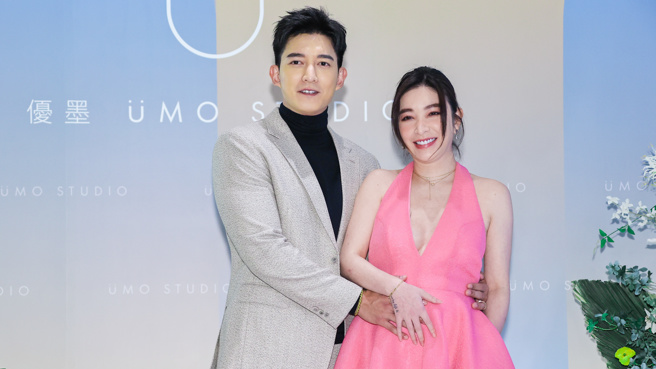 许维恩与男星王家梁。(图／中时资料照)