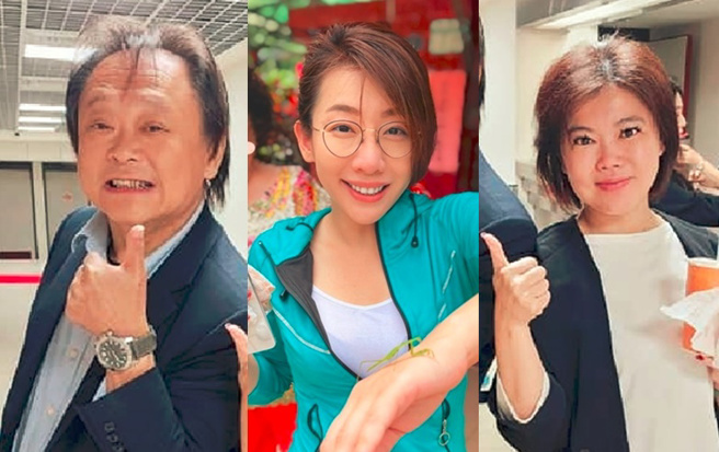 士林大同立委選戰搶人氣，林珍羽(中)是否幫王世堅(左)或游淑慧(右)站台引發討論。（合成圖／取自游淑慧、林珍羽臉書）