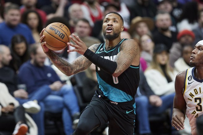 拓荒者球星利拉德。（美联社资料照）