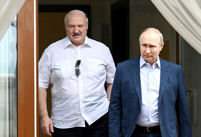 外媒指出，白俄总统鲁卡申柯（Alexander Lukashenko）代普丁出面与瓦格纳首脑普里格津谈判，主因在于普丁不愿与普里格津交涉。（资料照／路透社）