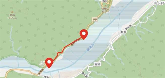 中横公路宜兰支线台7甲线2K栖兰路段进行上边坡工程施工，7月03日至31日，每日上午9时至下午5时，採管制30分钟，放行5分钟。（四工处提供／吴佩蓉宜兰传真）