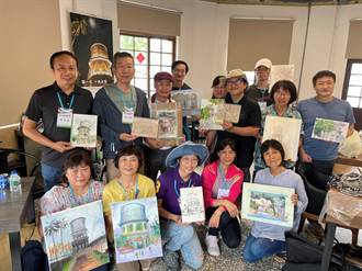 用畫筆記錄雲林之美 50名畫家齊聚北港寫生
