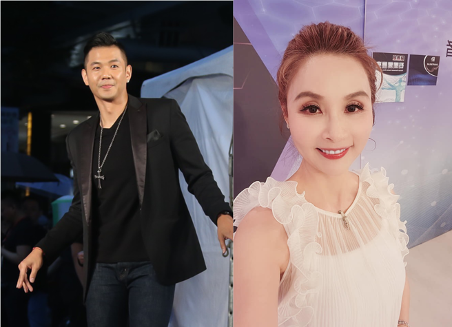 许圣梅（右）爆料过去谈及陈建州时疑似遭威胁。（图／中时资料照、许圣梅脸书）