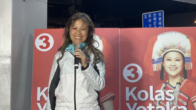 Kolas Yotaka去年竞选花莲县长。（资料照,罗亦晽摄）