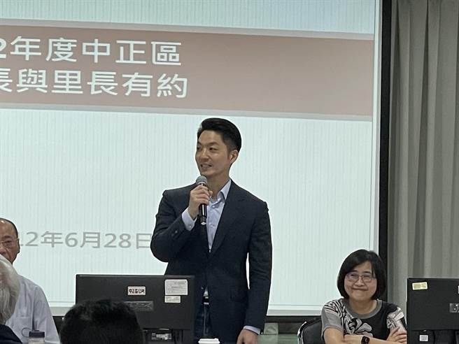 台北市长蒋万安今出席中正区「与里长有约」座谈会。（蔡佩珈摄）