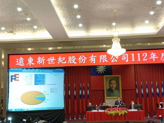 远东新28日召开股东会，由董事长徐旭东主持。（图／袁延寿）