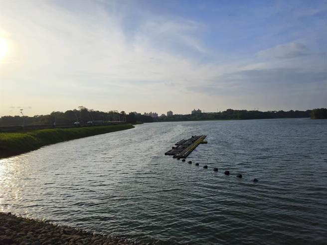 嘉义市兰潭水位明显回升。（廖素慧摄）